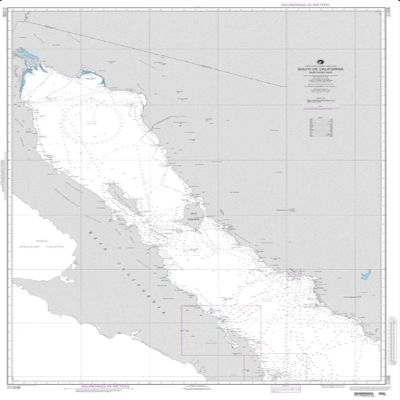 NGA Chart 21008-Golfo De California - Northern Part