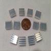 12 Pcs. Mini Aluminum Chips VGA RAM LED Ic Cooling Cooler Heatsink 11x11x5mm 1a view 1