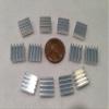 12 Pcs. Mini Aluminum Chips VGA RAM LED Ic Cooling Cooler Heatsink 11x11x5mm 1a view 2