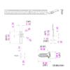 SpiritLED 100 Lots LED Strip Light Mounting Brackets,One Side Fixing Clips,Screws Included (for Non-Waterproof Strip Width 10mm) view 4