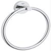 Grohe 40365001 Essentials Metal 7.48-in. Towel-Ring, Starlight Chrome view 1