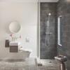 Grohe 40365001 Essentials Metal 7.48-in. Towel-Ring, Starlight Chrome view 2