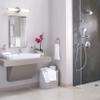 Grohe 40365001 Essentials Metal 7.48-in. Towel-Ring, Starlight Chrome view 3