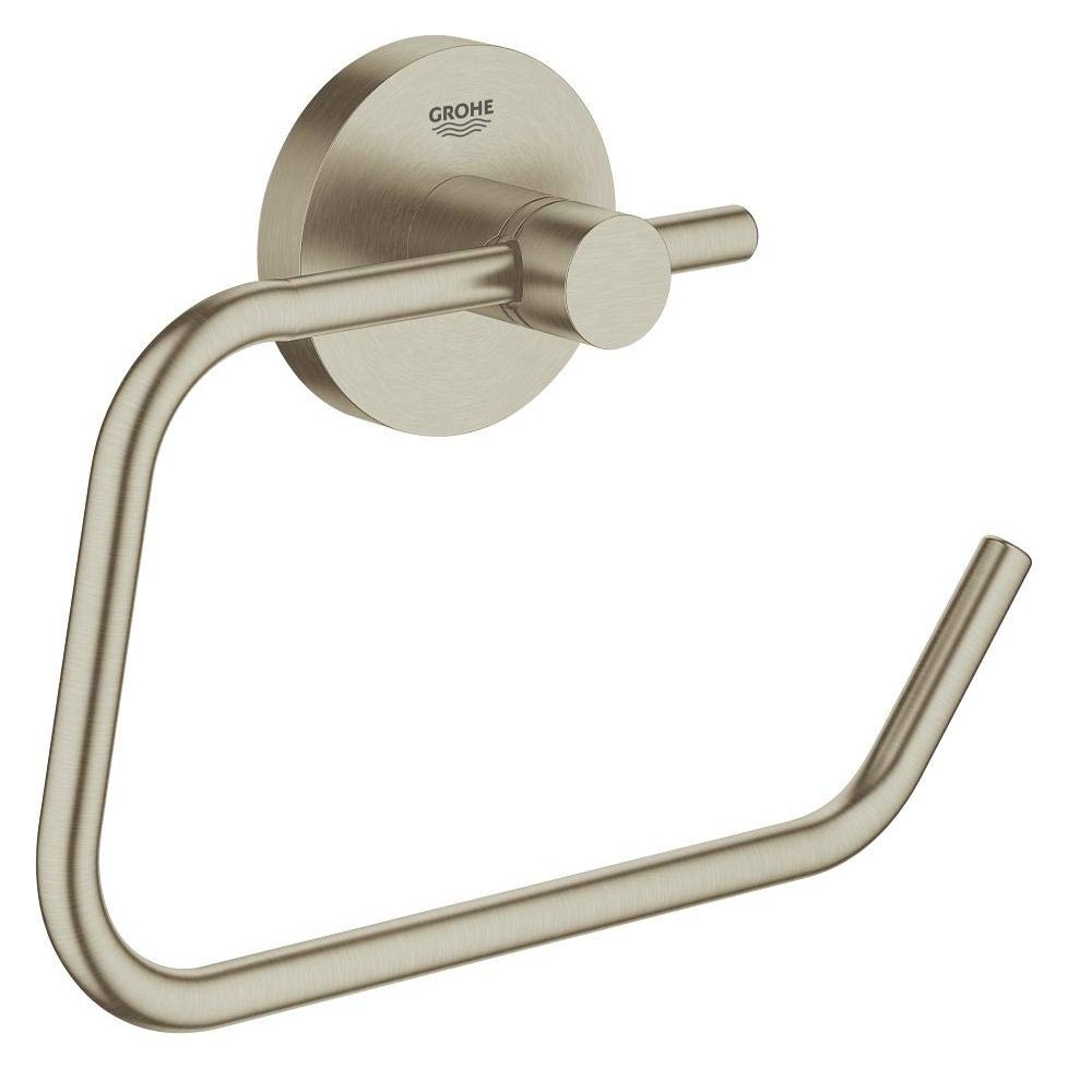 Essentials Pivoting Toilet Paper Holder, Brushed Nickel Infinity