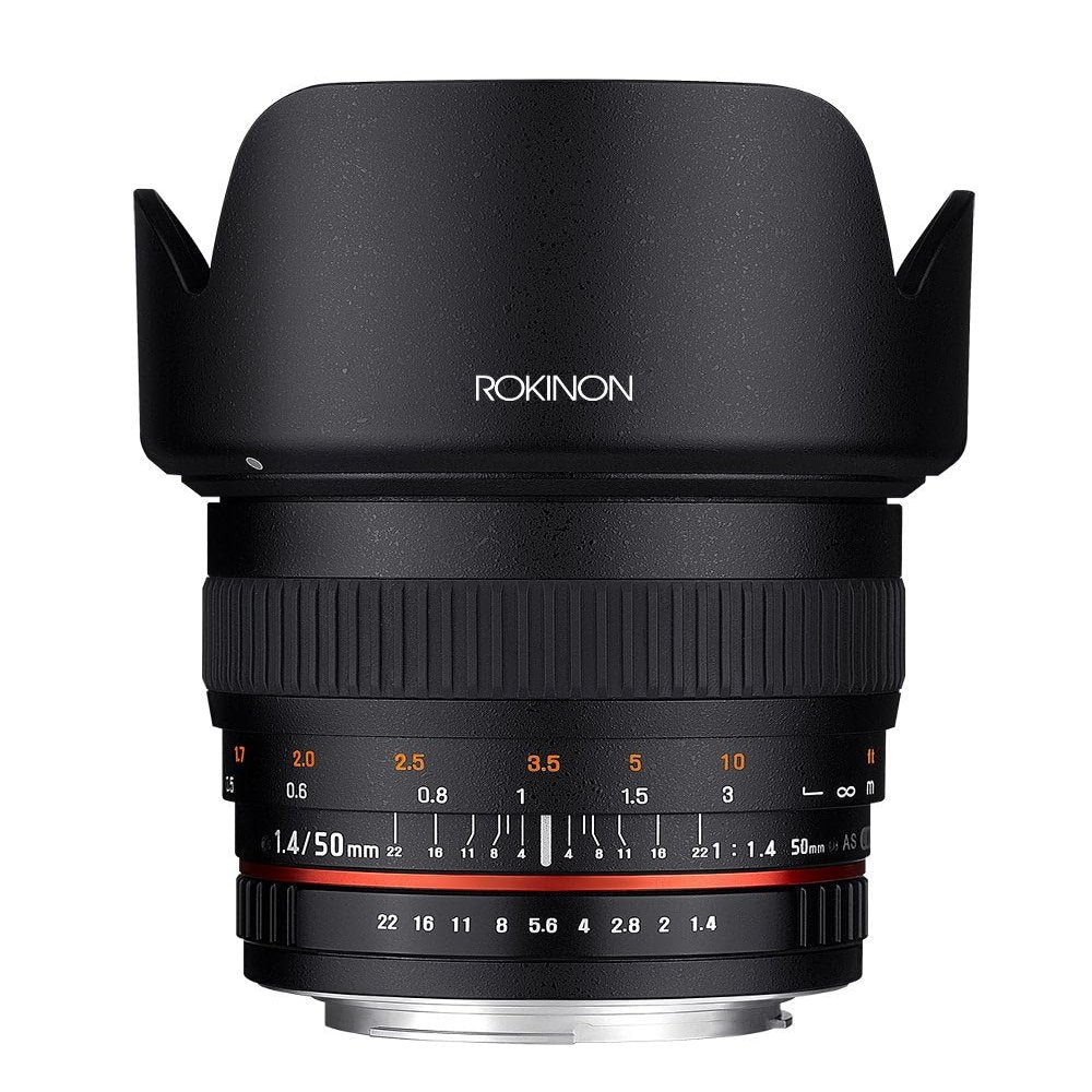 Rokinon 50mm F1.4 Full Frame High Speed Manual Focus Lens for Pentax K (50M-P)