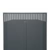 BFD-19 Solid Front Door (Black Finish) view 1