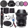 Sigma 24mm f/1.4 DG HSM Art Lens for Nikon F #401306 + 77mm 3 Piece Filter Kit + Lens Pen Cleaner + Microfiber Cleaning Cloth + Flexible Tripod Bundle (International Model No Warranty) view 2
