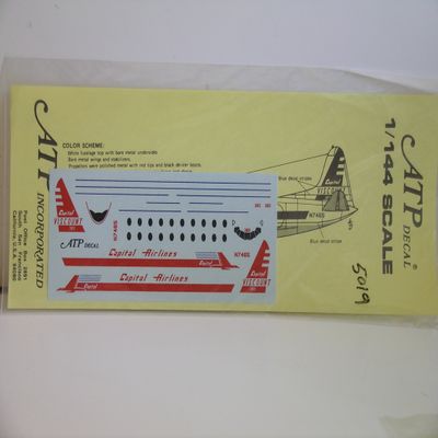 ATP Decals----1/144 Scale Decals for "Capital Airlines"