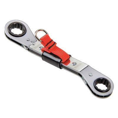Tether-Ready DBL Revers Ratchet Wrench 16 x 18 mm 12 PT
