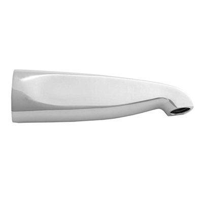 Jaclo 2012-PCH Brass Over the Rim Spout, 8.5", Polished Chrome