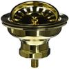 Jaclo 2804-PB Adjustable Strainer for Kitchen Sinks, Polished Brass view 1