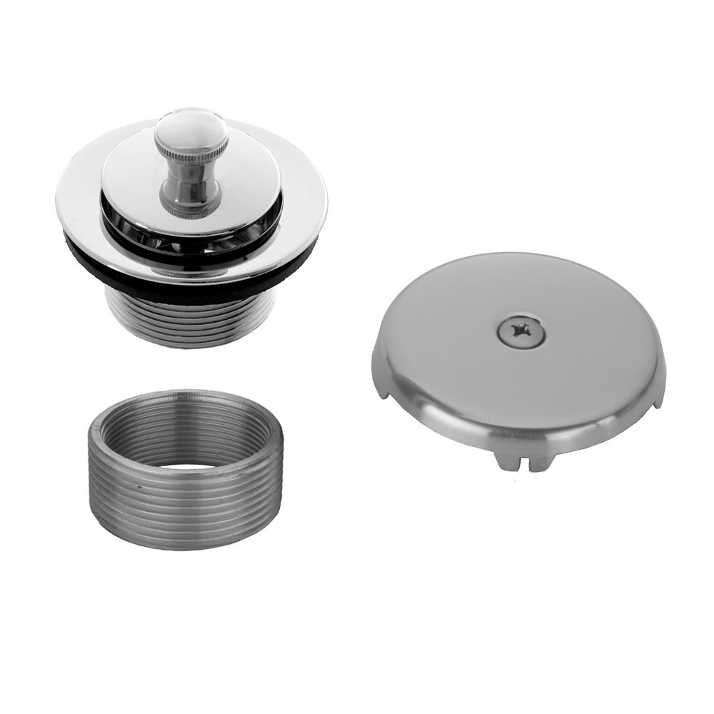 Jaclo 540-SN Single Hole Lift & Turn Drain Strainer, Satin Nickel