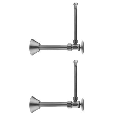Jaclo 5812-62CT-SN Angle Compress Bas Kit with CVR Tube, 5/8" x 3/8", Satin Nickel