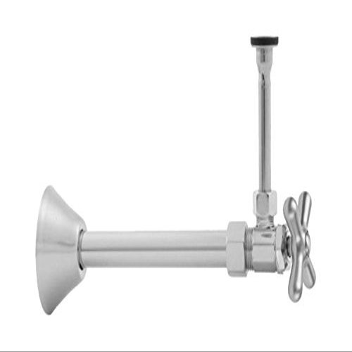 Jaclo 5812X-72CT-PCH Angle Valve Kit with CVR Tube, 5/8" x 3/8", Polished Chrome