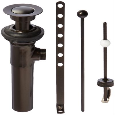 Jaclo 836-ORB Plated Popup Assembly with Overflow, Oil Rubbed Bronze