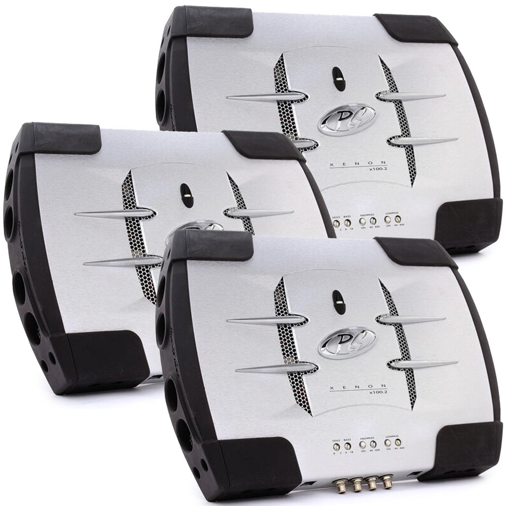 (3) X100.2 - Phoenix Gold 2-Channel 250W RMS 500W Max Xenon Series Amplifier