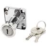 uxcell 32mm High Cylinder Cupboard Cabinet Mailbox Drawer Safe Lock w 2 view 1