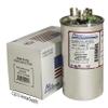 Carrier / Bryant / Payne P291-5073RS - 50 + 7.5 uf MFD 370 / 440 Volt VAC AmRad Round Dual Run Capacitor , Made in the U.S.A. view 1