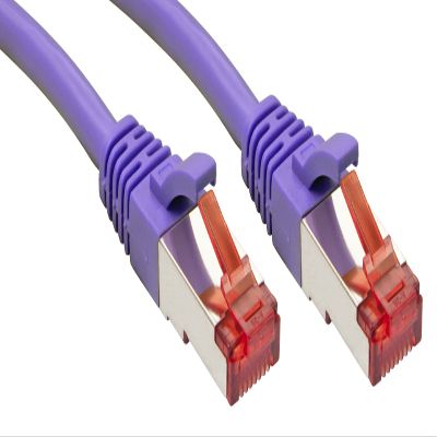 LINDY 47823 Copper 250 MHz Cat. 6 S/FTP Network Cable 1.5 m Purple