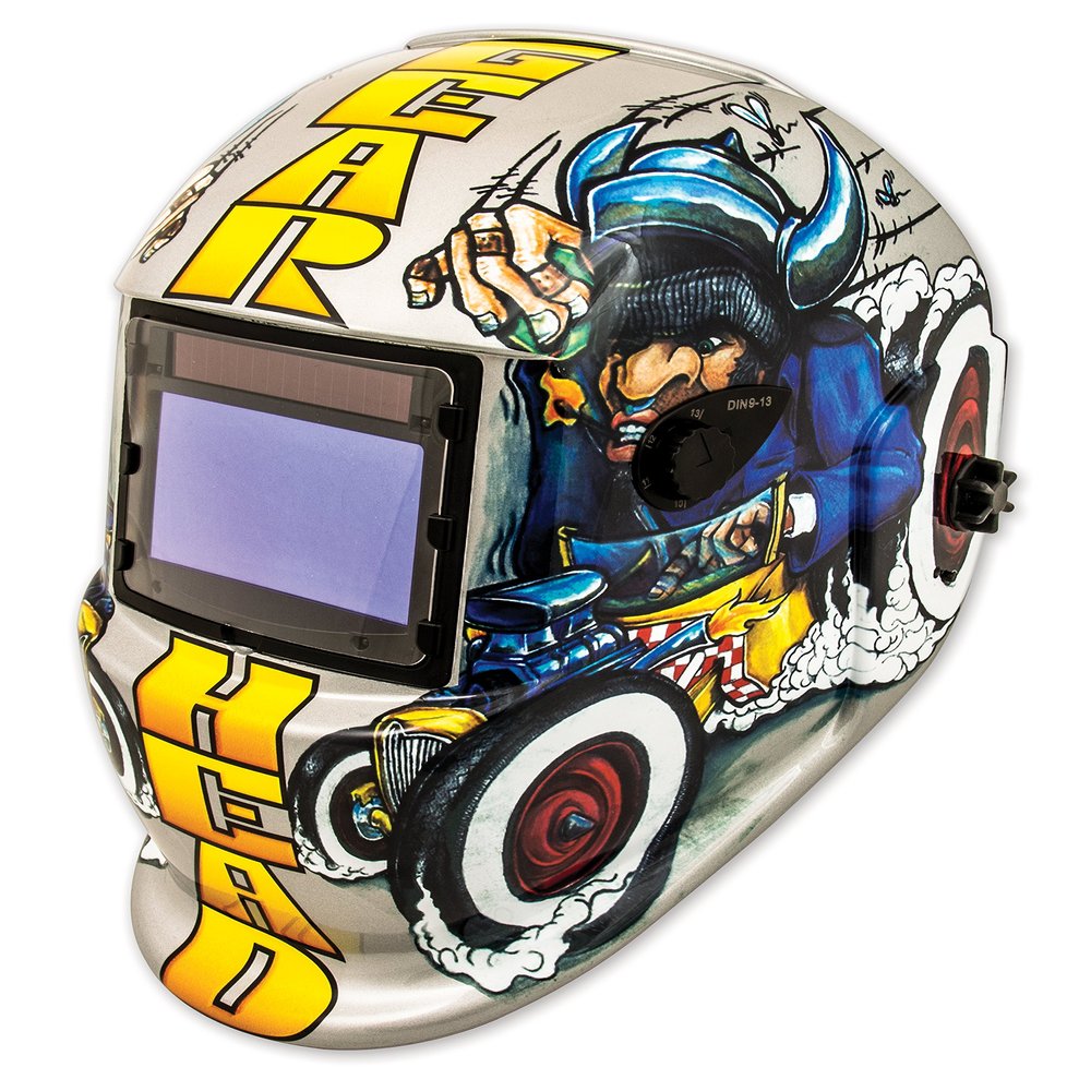Shop Iron 41290 Solar Powered Auto Darkening Welding Helmet