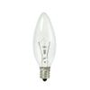 6PK Bulbrite 460020 KR25CTC/25 25-Watt Dimmable Krypton Krystal Touch Torpedo B8 Chandelier Bulb, Candelabra Base, Clear view 1