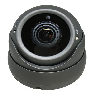 (8 Pack) 101AV Security Dome Camera 1080P True Full-HD 4 in 1(TVI, AHD, CVI, CVBS) 2.8-12mm Variable Focus Lens 2.4Megapixel STARVIS Image Sensor IR in/Outdoor WDR OSD Camera- Charcoal