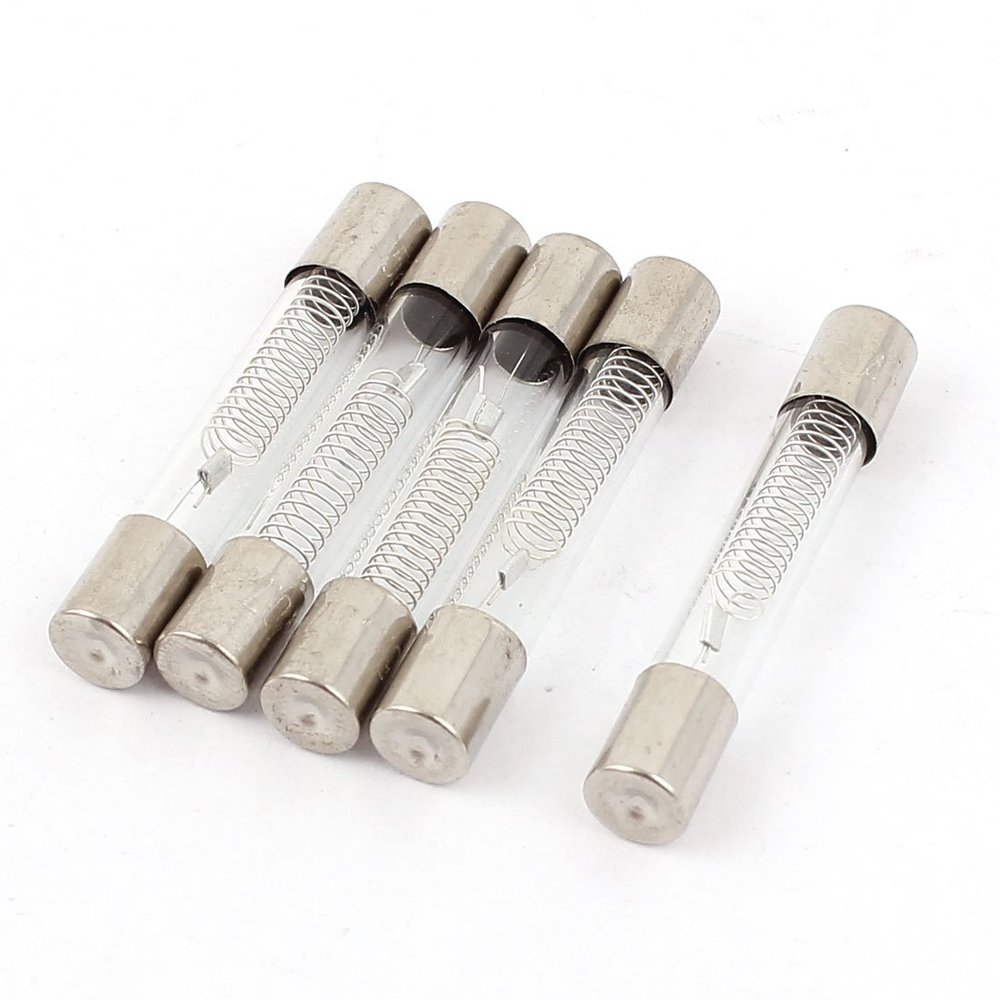 uxcell 5KV 0.75A Microwave Oven Protect High Voltage Fuse Tube 6x40mm 5pcs