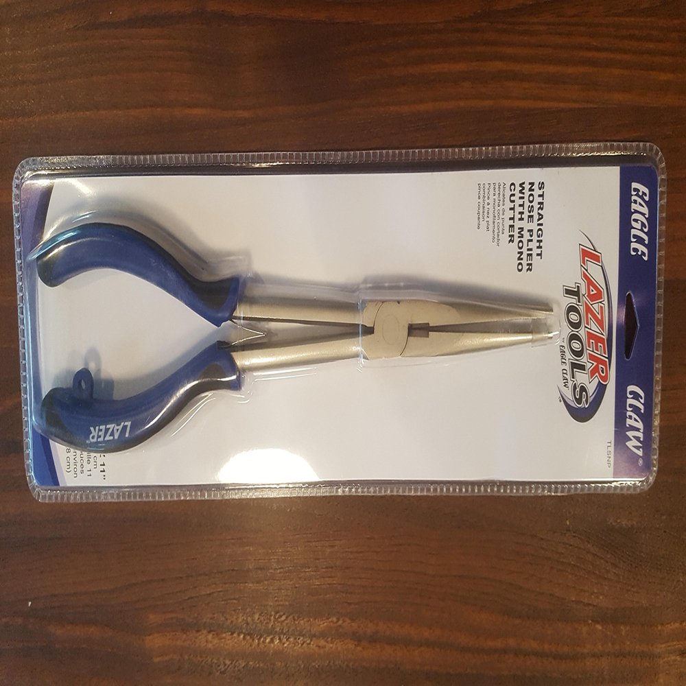 Eagle Claw Lazer 11" Straight Nose Pliers