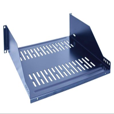 RAISING ELECTRONICS 19inch 2U Relay Rack Mount Cantilever Network Shelf 12inch Deep 40LBs Capacity