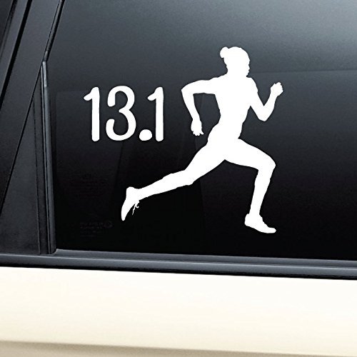 13.1 Marathon Female Vinyl Decal Laptop Car Truck Bumper Window Sticker