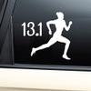13.1 Marathon Female Vinyl Decal Laptop Car Truck Bumper Window Sticker view 1