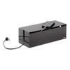 Yamazaki Home Cable Management Box Cord Organizer Box with Lid, Minimalist Cable Storage for Office, ABS Plastic view 1