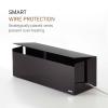 Yamazaki Home Cable Management Box Cord Organizer Box with Lid, Minimalist Cable Storage for Office, ABS Plastic view 4