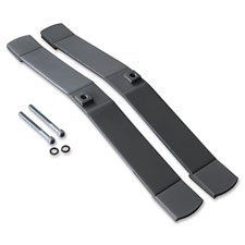 Lorell Panel Feet, 2/ST, 2-1/2"x19-1/2 x1-7/8, AM, Sold as 1 Set, 2 Each per Set