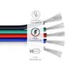 22 Gauge 5Pin Extension Wire, EvZ 22AWG 5 Conductor Parallel Electric Cable Cord for RGBW LED Strips 3528 5050, Black-Green-Red-Blue-White, 66ft/20M view 3