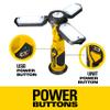 STANLEY SAT3S Rechargeable 600 Lumen Lithium Ion LED Satellite Work Light with USB Power Charger view 4