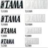 Tama Logo Sticker Black-2" x 9" (TLS100BK) view 2
