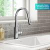 KRAUS Chrome 15 in Single Handle Pull Down Kitchen Faucet KPF-2620CH view 3