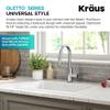 KRAUS Chrome 15 in Single Handle Pull Down Kitchen Faucet KPF-2620CH view 4