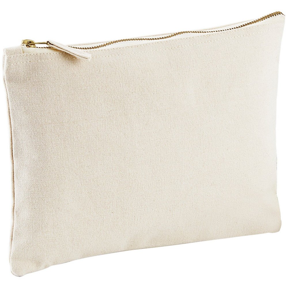 Westford Mill Unisex Adult 530 Canvas Accessory Case - Natural, Small