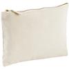 Westford Mill Unisex Adult 530 Canvas Accessory Case - Natural, Small view 1