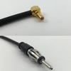 6 inch RG188 SMB MALE ANGLE to AM/FM MALE Pigtail Jumper RF coaxial cable 50ohm Quick USA Shipping view 1