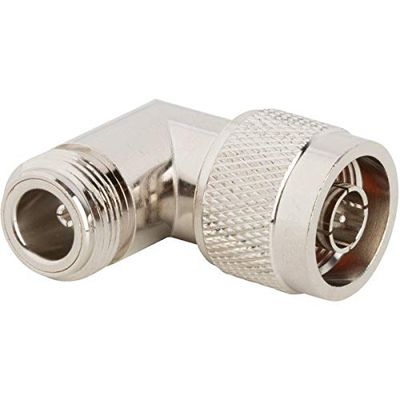082-98, Conn Type N Adapter PL/PL 50Ohm RA Silver