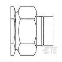 1050794-1, SMA Straight Cable Plug SOLDERLESS Compression Crimp Attachment (M39012-79-3208) (1 Items)
