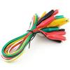 E-Outstanding 2 Set (10 PCS/Set) 50cm 19 Inch Double-ended Crocodile Clips Cable Alligator Clips Wire Testing Wire view 2
