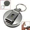 Stainless Steel Tool Belt Money Retractable Key Ring Pull Chain Clip view 1