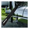 VMS RACING Black Aluminum with Black Real Carbon Fiber Retractable 4.5" to 8" Inch Antenna Compatible with Jeep Wrangler JK Sahara Sport Rubicon Unlimited 07-20 view 1
