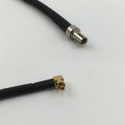 12 inch RG188 TS-9 Male to MC Card Male Angle Pigtail Jumper RF coaxial Cable 50ohm Quick USA Shipping