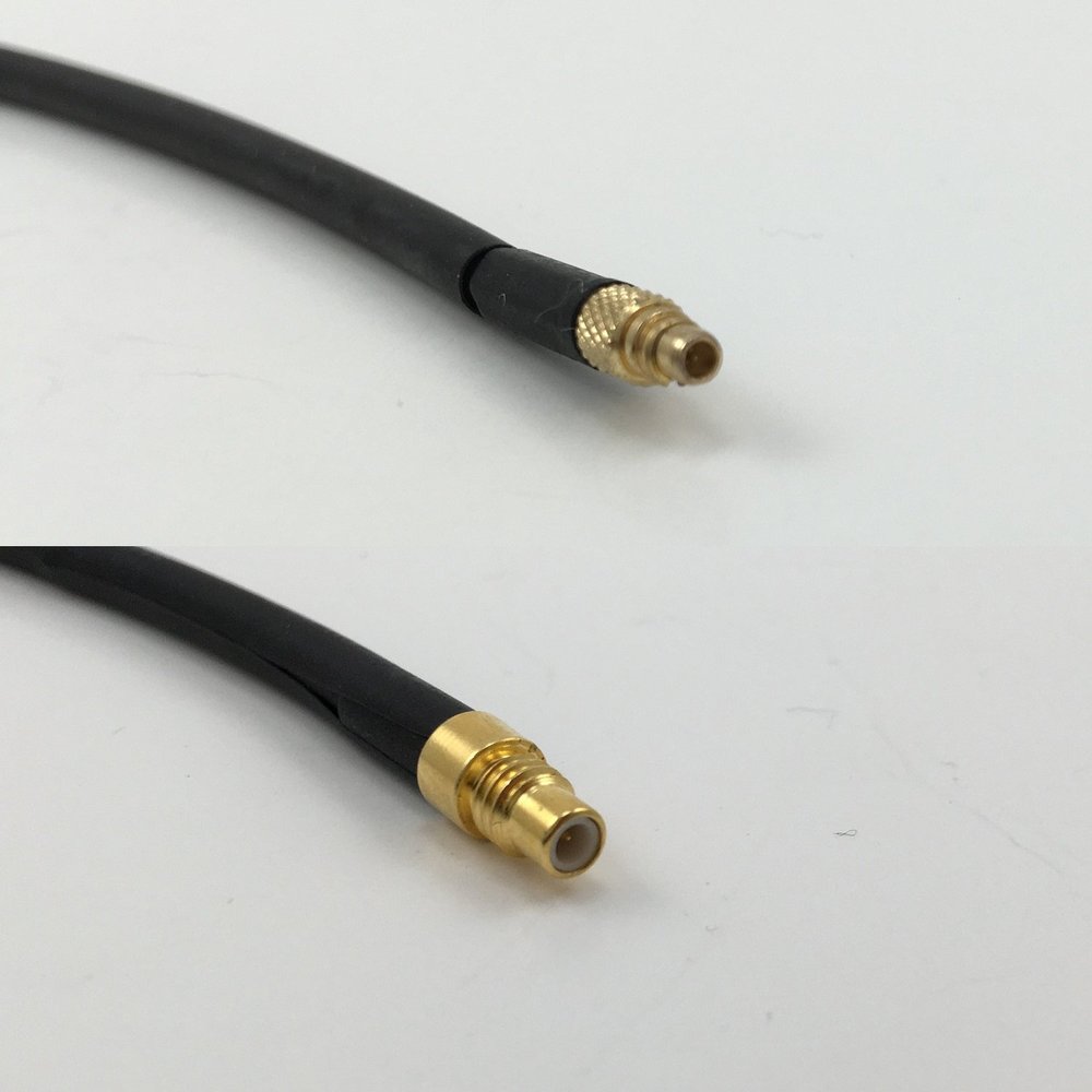 12 inch RG188 MMCX MALE to SMC MALE Pigtail Jumper RF coaxial cable 50ohm Quick USA Shipping