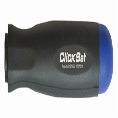 Bondhus 50417 ClickSet Torque Limiting Device Screwdriver Handle with TuffKote Finish and 17.7 in-lb./2.0Nm
